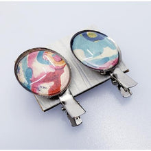 Load image into Gallery viewer, Round Leaf Plantain Hair Pin